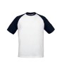 WHITE / NAVY